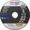 United Abrasives/Sait Abrasive Cut-Off Wheel, Type 1-/ Type 41, 6 in Dia, 1/16 in Thick, 7/8 in Arbor Hole Size 24253 - alternate 1